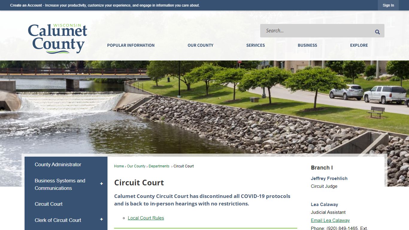 Circuit Court | Calumet County, WI - Official Website